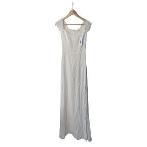 NWT Reformation Gimlet Maxi Dress Ivory Wedding 0